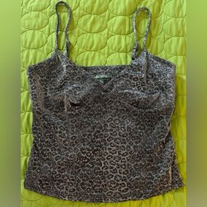 Wild Fable Silver Leopard Camisole